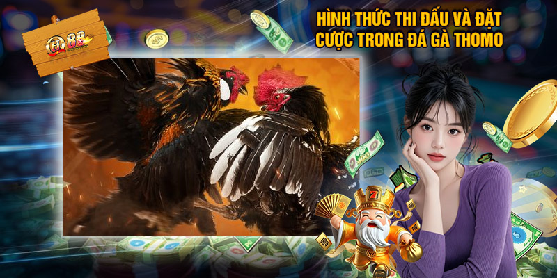 Hình thức thi đấu và đặt cược trong đá gà thomo
